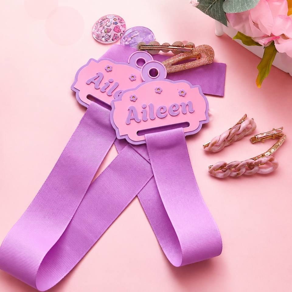 Porta lazos personalizados, se vende el par, perfectos para organizar tus lazos y ganchetes, decoración para tu cuarto, regalos para tu mejor amiga, regalos para una nina o mujer.