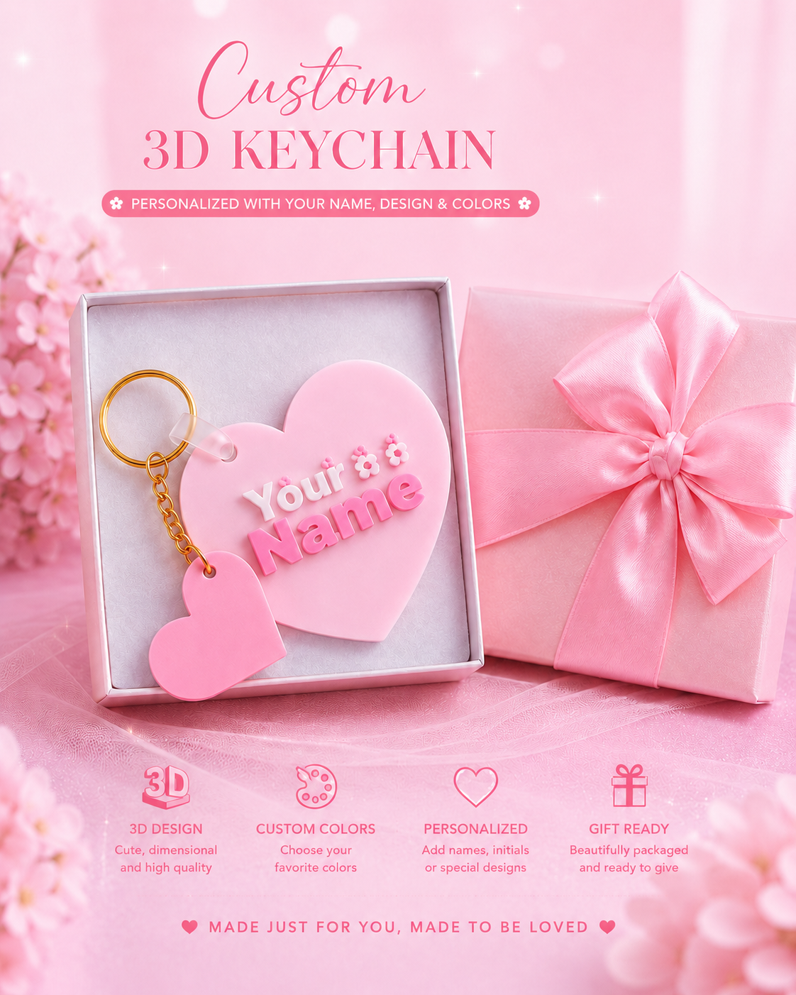 Llaveros en 3D Personalizados