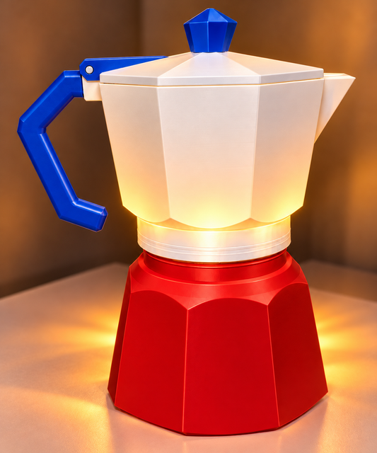 Lámpara LED Greca Italiana 3D – Un Toque de Luz y Encanto