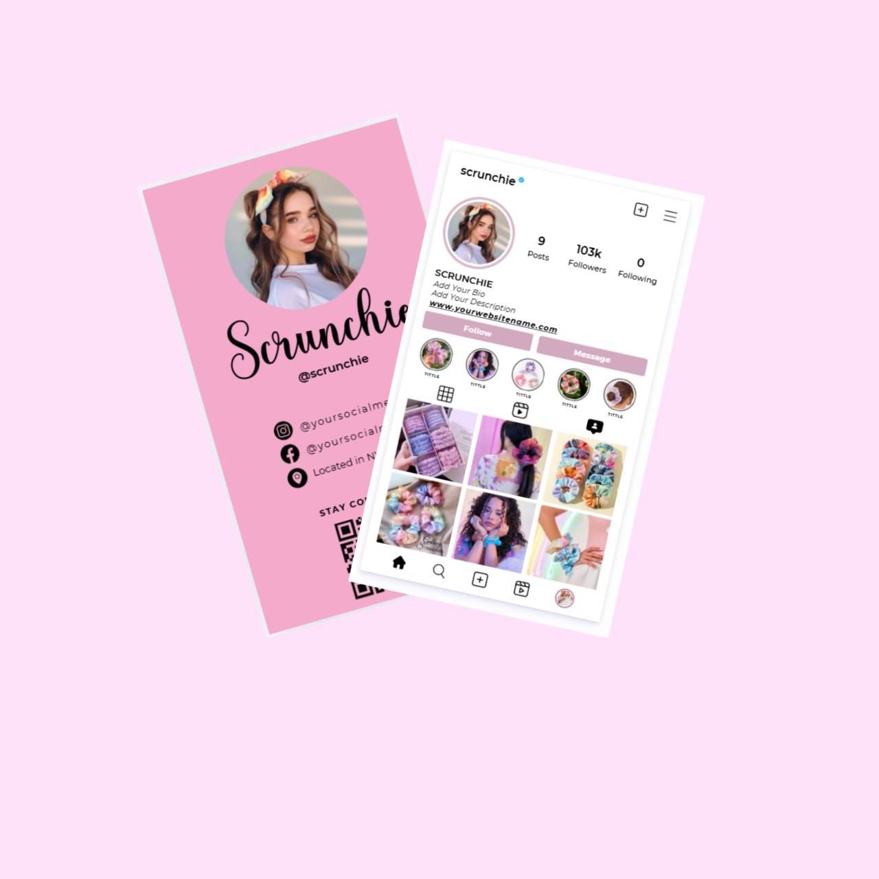 Insta Card Tarjeta de Presentación