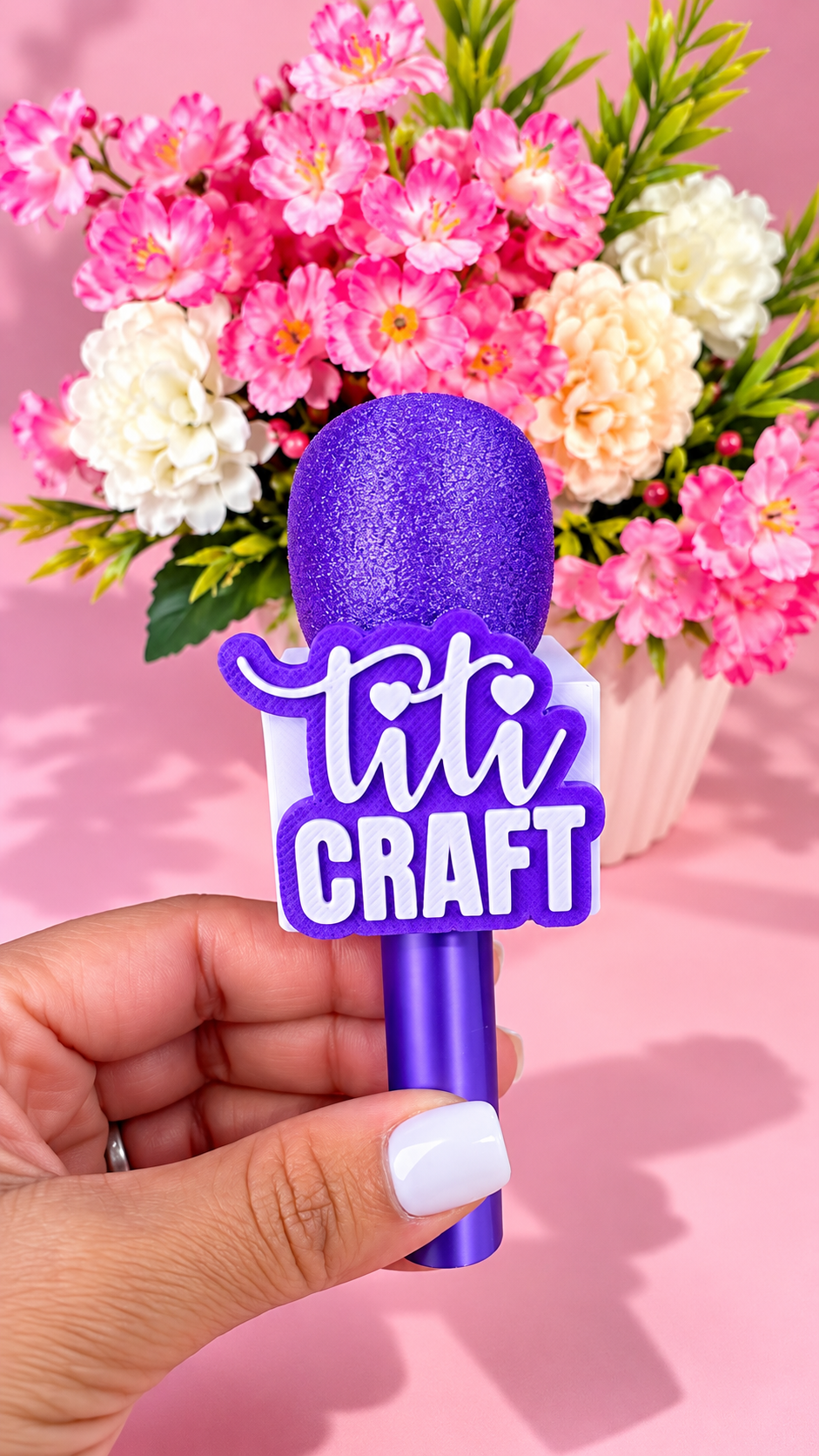Porta Microfono personalizado 3D